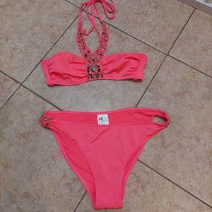 Two Piece Hot pink bikini